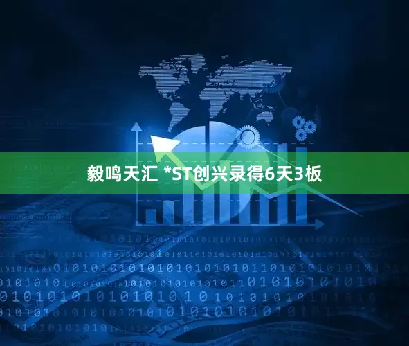 毅鸣天汇 *ST创兴录得6天3板
