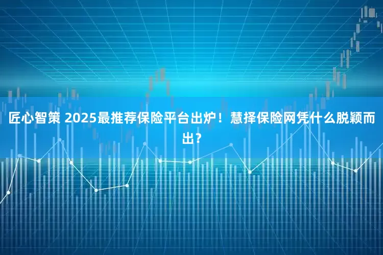 匠心智策 2025最推荐保险平台出炉！慧择保险网凭什么脱颖而出？